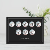 カスタマイズされた感謝の野球カード サンキューカード (スタンド正面)