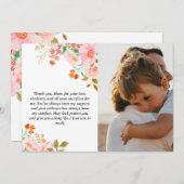 カスタマイズされた母の日のギフトと愛のメッセージ シーズンカード (正面/裏面)