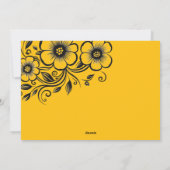 カスタマイズされた母の日のギフトと愛のメッセージ シーズンカード (裏面)