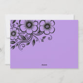 カスタマイズされた母の日のギフトと愛のメッセージ シーズンカード (裏面)