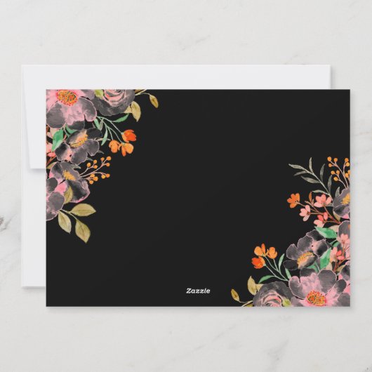 カスタマイズされた母の日のギフトと愛のメッセージ シーズンカード (裏面)