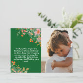 カスタマイズされた母の日のギフトと愛のメッセージ シーズンカード (スタンド正面)