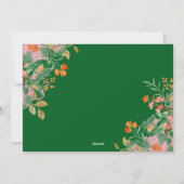 カスタマイズされた母の日のギフトと愛のメッセージ シーズンカード (裏面)