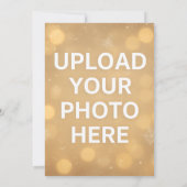 カスタマイズされた母の日 招待状 (裏面)