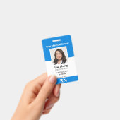 カスタマイズされた病院職員写真 バッジ (手持ち)