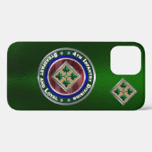 カスタマイズされた第4歩兵師団デザイン Case-Mate iPhoneケース (裏面 (横))