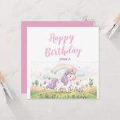 カスタマイズされた誕生日 カード (正面/裏面インサイチュ)