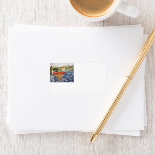 カスタマイズしたKayaker住所 シール (インサイチュ)