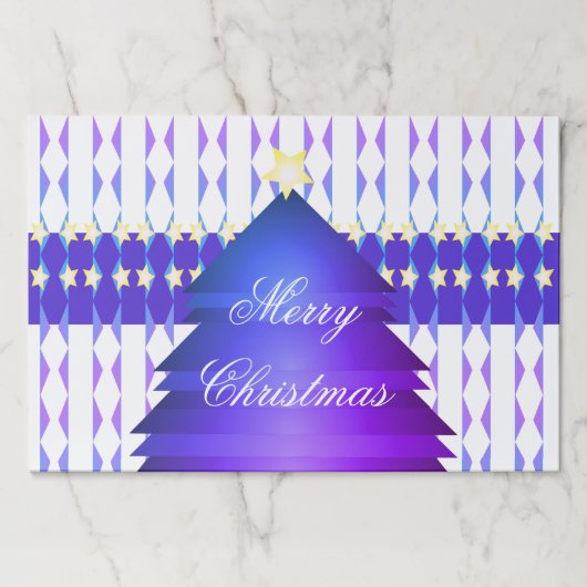 カスタマイズして色を選択する紙ランチョンマット ペーパーパッド (正面)