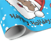 カスタマイズすてきな民族のサンタクロース ラッピングペーパー (ロールコーナー)