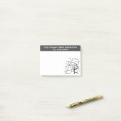 カスタマイズする木材の保存漫画テーマ ポストイット (デスク上)