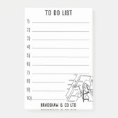 カスタマイズする木材トリートメントサービス ポストイット (正面)