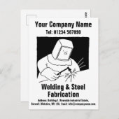 カスタマイズする溶接および製造マンガ ポストカード (正面/裏面)