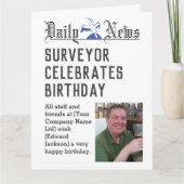 カスタマイズする誕生日カードを監視 カード (正面)