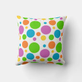 カスタマイズする – 水玉模様パターン クッション (裏面)