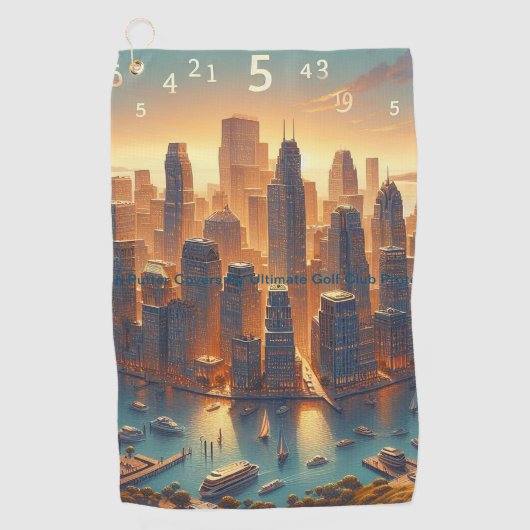 「カスタマイズする」 「自分仕様に変更」 ゴルフタオル (正面)