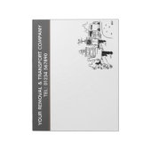 カスタマイズするRemovalsとTransport Services ノートパッド (回転)