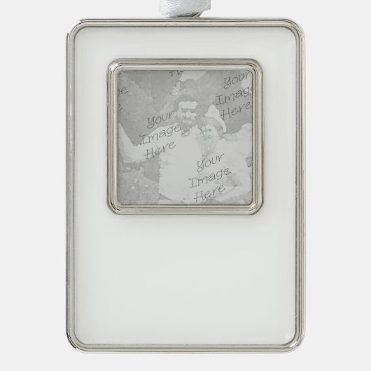 カスタマイズだ! シルバープレートフレームオーナメント (正面)