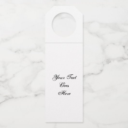 カスタマイズだ! ボトルネックタグ (正面)