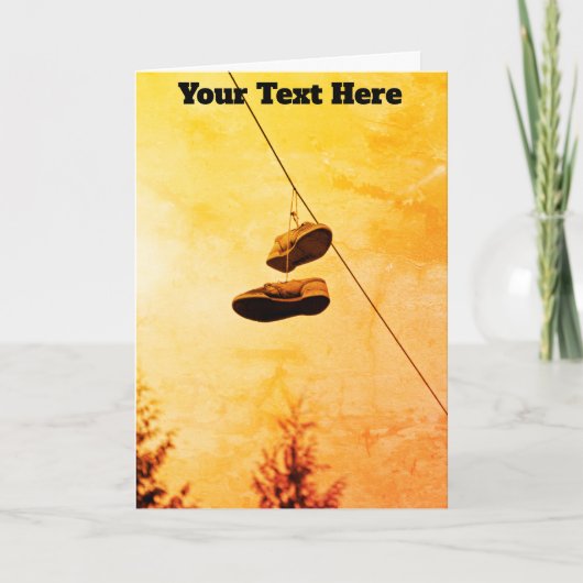 カスタマイズつる可能な靴 カード (正面)