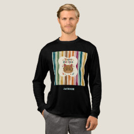 カスタマイズできるやる気が出るネコのモチベーション トライブレンドTシャツ