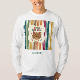 カスタマイズできるやる気が出る猫のモチベーショングッズ Tシャツ