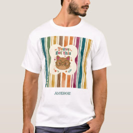 カスタマイズできるやる気が出る猫のモチベーショングッズ Tシャツ