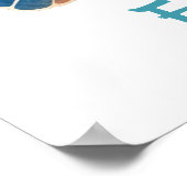 カスタマイズできるウミガメ ポスター (角)