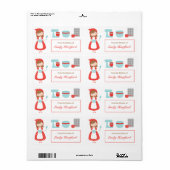 カスタマイズできるキッチンラベル ラベル (フルシート)