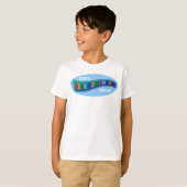  カスタマイズできるキュートなバックトゥスクール Tシャツ (正面フル)