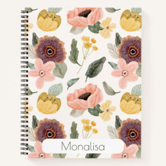 カスタマイズできるスパイラルノート - 子供向け学校ノート ノートブック