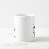 カスタマイズできるディワリ ホワイト コーヒーマグカップ (中央)