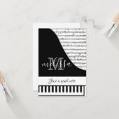 カスタマイズできるピアノカード カード (正面/裏面インサイチュ)