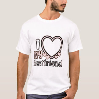 カスタマイズできるベストフレンドTシャツ Tシャツ