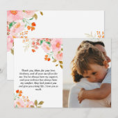 カスタマイズできる母の日のギフトと愛のメッセージ シーズンカード (正面/裏面)