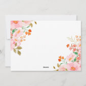 カスタマイズできる母の日のギフトと愛のメッセージ シーズンカード (裏面)