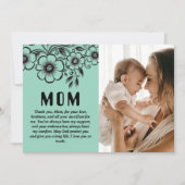 カスタマイズできる母の日のギフトと愛のメッセージ シーズンカード (正面)