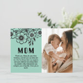 カスタマイズできる母の日のギフトと愛のメッセージ シーズンカード (スタンド正面)