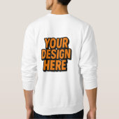 カスタマイズできる衣服 | YOUデザイン スウェットシャツ (裏面)