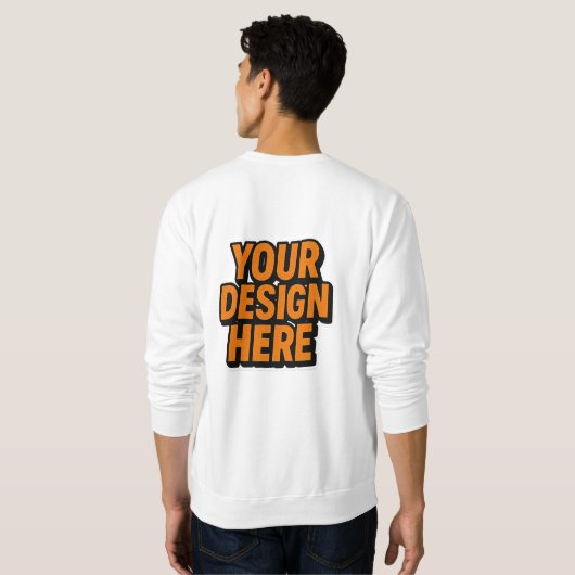 カスタマイズできる衣服 | YOUデザイン スウェットシャツ (裏面フル)