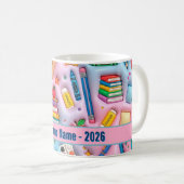 カスタマイズできる2026年度新学期グッズ コーヒーマグカップ (正面右)