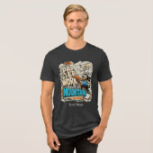 カスタマイズできる「書類山」Tシャツ トライブレンドTシャツ (正面全面)