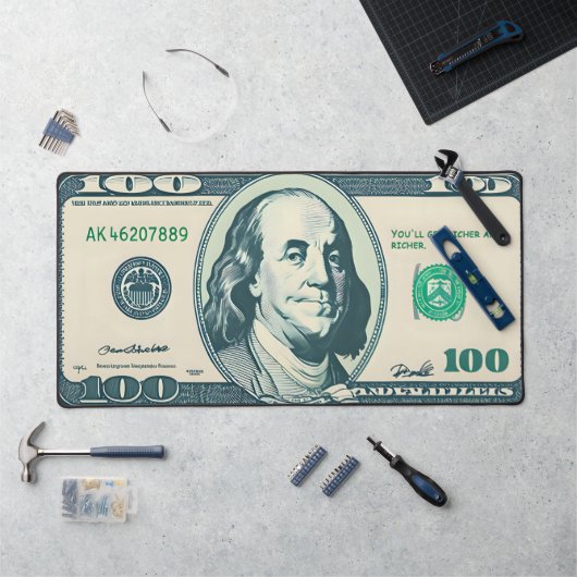 カスタマイズとアート$100 Long Mouse Mat デスクマット (ワークステーション)