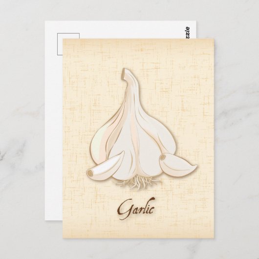 カスタマイズにんにく葉書 ポストカード (正面/裏面)