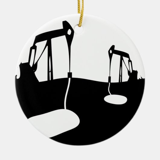 カスタマイズのためのコピー宇宙でロバを頷く セラミックオーナメント (正面)