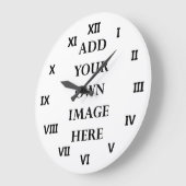 カスタマイズのローマ数字 ラージ壁時計 (傾斜)