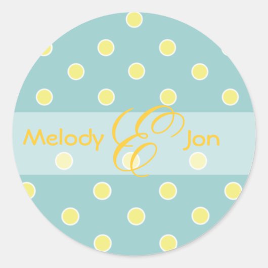 カスタマイズの ラウンドシール (正面)