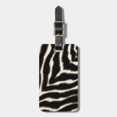 カスタマイズはっきりした可能なゼブラ印刷パターン ラゲッジタグ (正面縦)