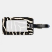 カスタマイズはっきりした可能なゼブラ印刷パターン ラゲッジタグ (裏面横)