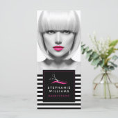 カスタマイズはっきりした可能なヘアサロンギフト証明書 (スタンド正面)